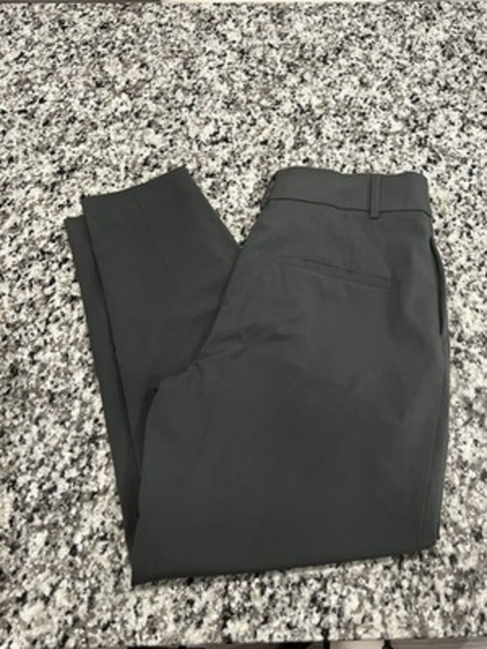 H&M Pants Trousers Slacks Olive/Gray Straight Leg Ankle Dress Pant Women’s Sz 8